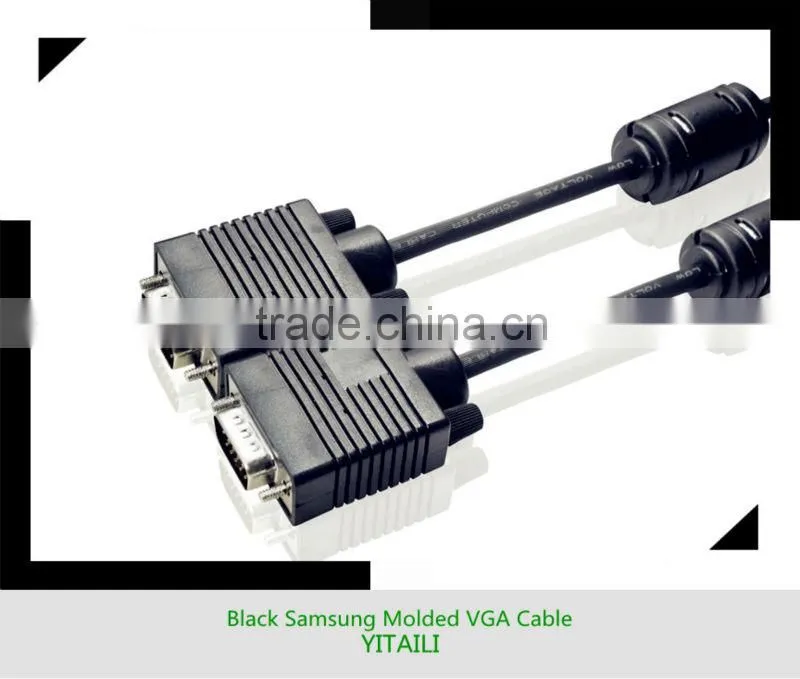 150m vga cable 3+6+96braid with IC chip