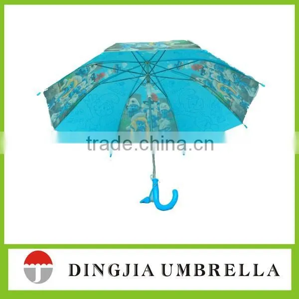 Wholesale 19*8K child sun straght solar umbrella fan straght umbrella