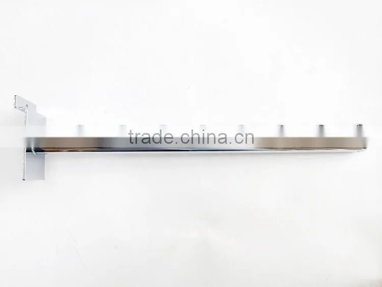 Hot sales hanging hooks with 6 balls slatwall arm straight hooks