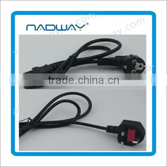 Gold supplier Nadway provide male power cord plugCE