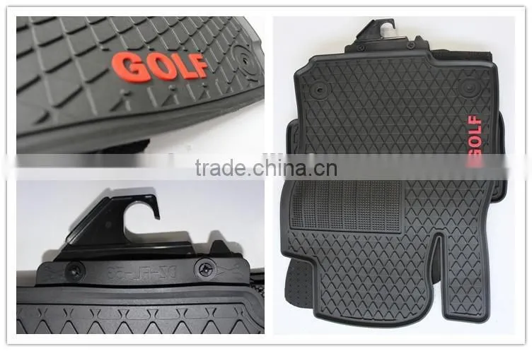 Factory Full Set Position PVC Car Floor Mats For VW GOLF 7 Wholesale