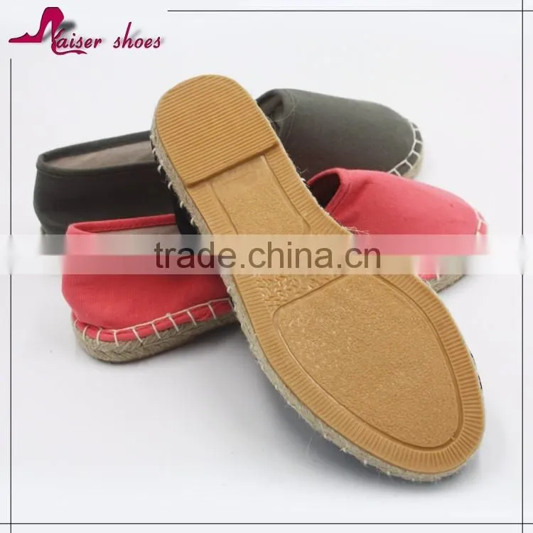 cheap wholesale espadrille white canvas shoe in china wholesale fashion canvas shoe