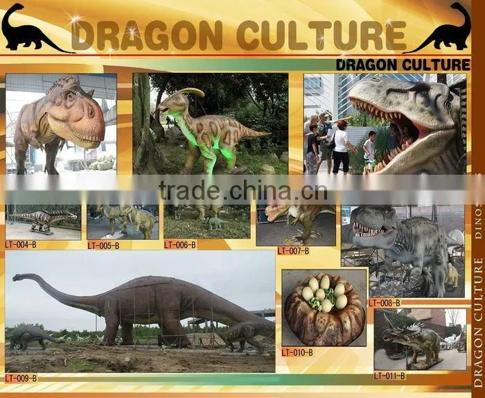 Best selling theme park robotic dinosaur amargasaurus