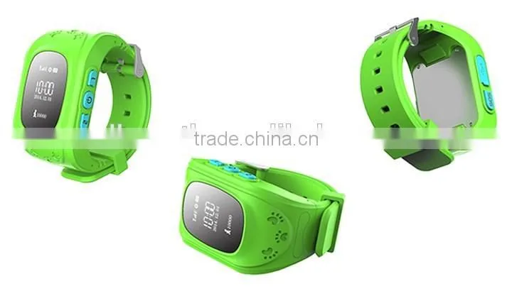 sos button real time tracking bluetooth watches child/elderly/kids gps tracker bracelet prisoner