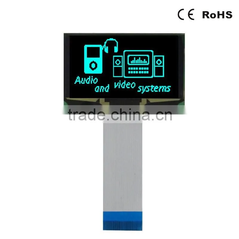 2.4" 2.42" 128x64 Blue Graphic OLED display module