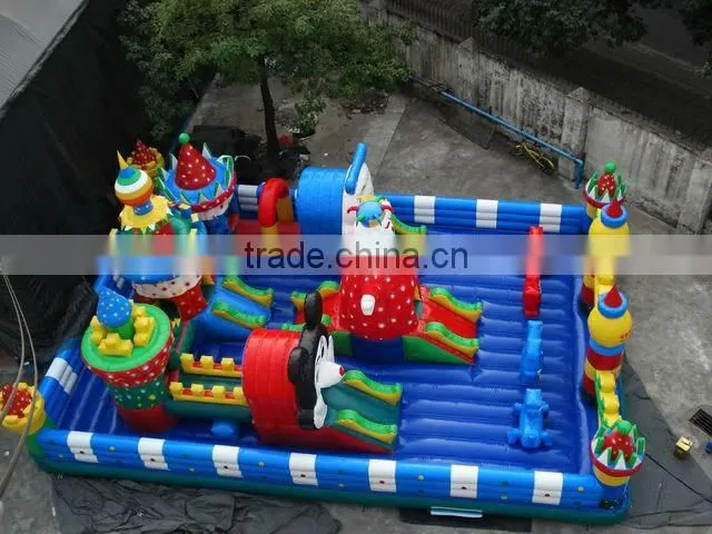 inflatable fun city amusement park, bouncy castle game
