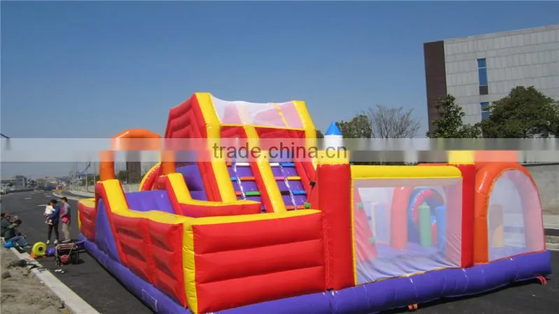 Inflatable Outdoor Obstacle Course Equipment for Sale