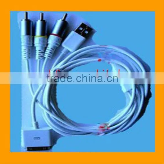 AV Output to RCA USB Cable for iPhone
