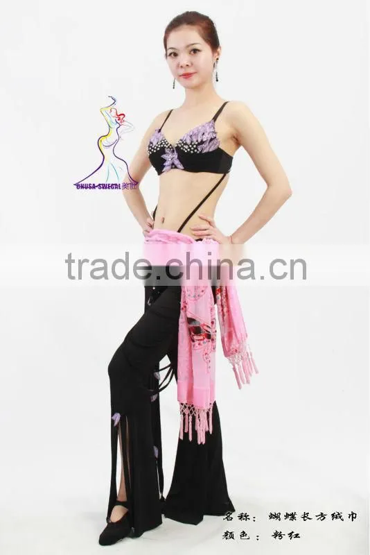SWEGAL perfessional 2013 wholesale belly dance silk fan veil