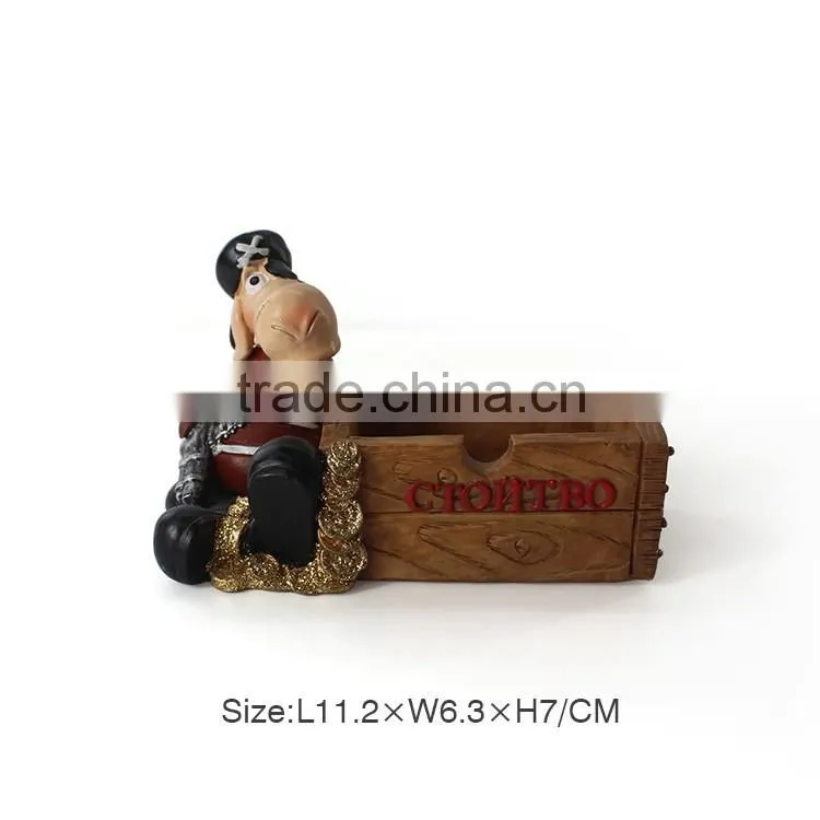 Strange Animal Ashtray Resin Statue for The Resin Cartoon Ashtray Figurine