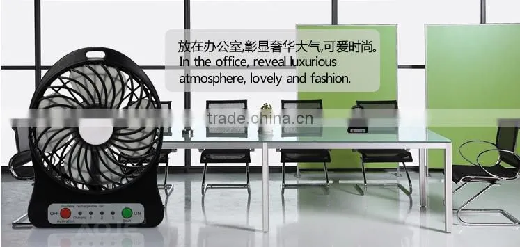 Home appliances portable handheld usb rechargeable battery charger table mini fan