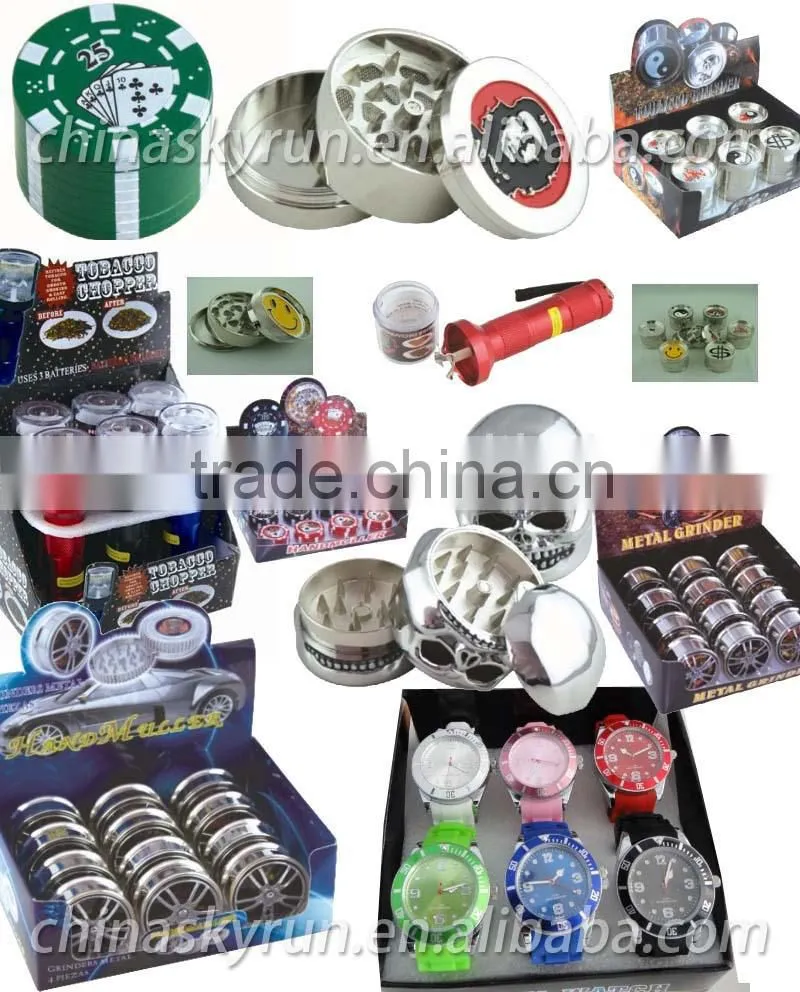 3pc painted plastic herb grinder tobacco grinder high quality