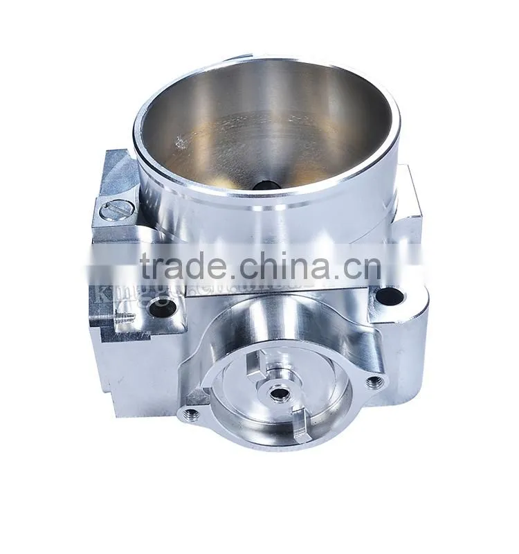New Style Sliver Aluminum Alloy Racing Throttle Body For EVO 123