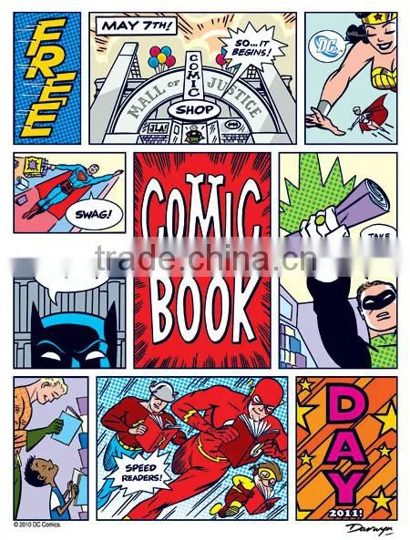 Cheap comic book printing high quality cartoon book printing