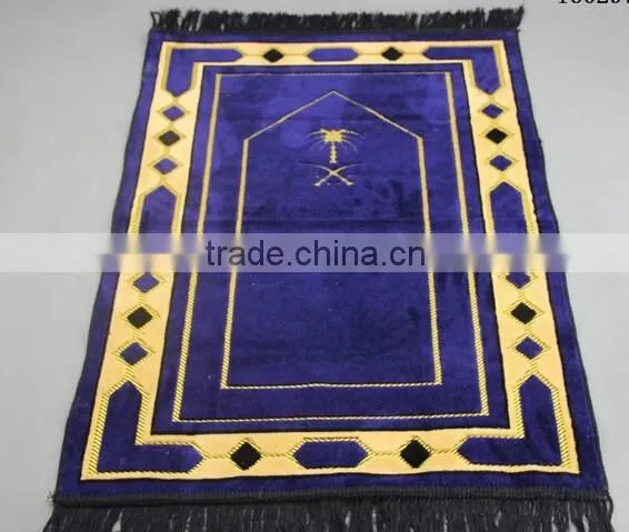 Hot Sale New Design Unique MashaAllah Travelling Islamic Muslim Prayer Mat