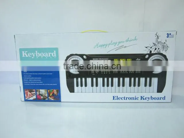 Multi-functional Electronic Keyboard With LCD