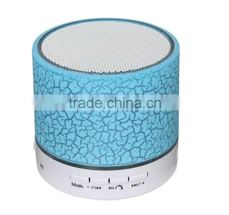 Colorful Led Light Wireless bluetooth speaker with TF card playing