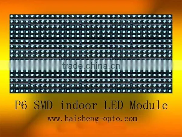 indoor advertising small led display screen P6 6mm pixel pitch