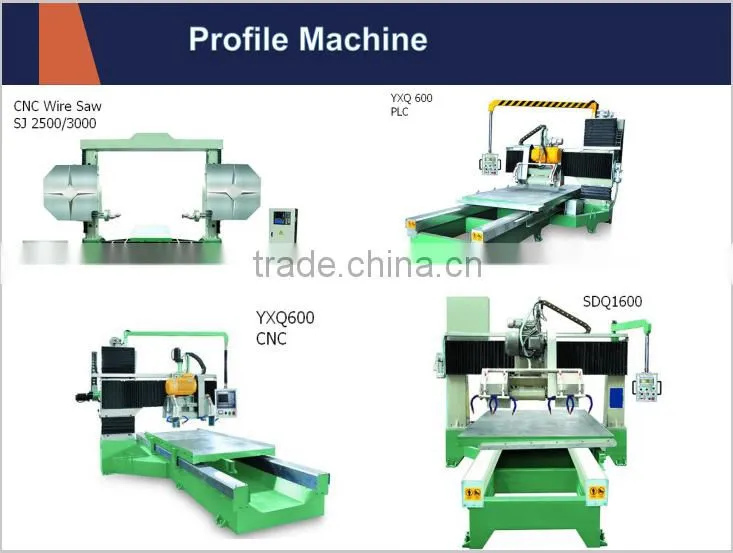 cnc stone edge profiling router machine