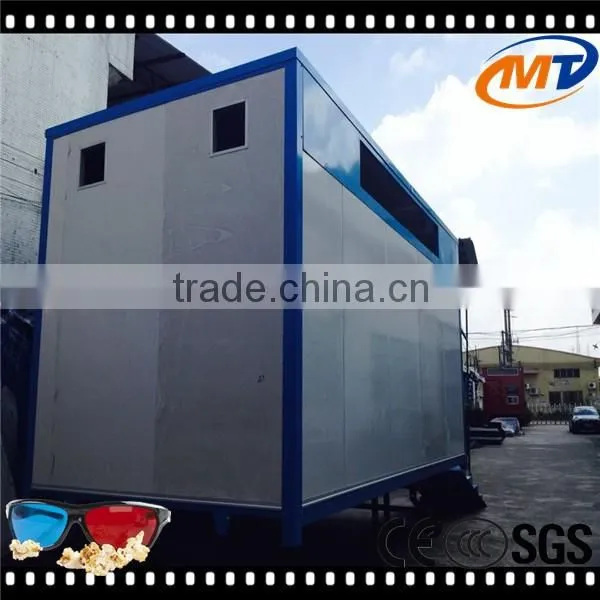 Mobile cinema 5D 7D 9D XD cabin, 3D 4D 5D mini theater cabinet box for indoor outdoor