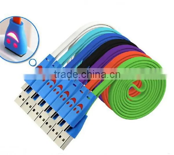Fashionable hot selling usb data cable for mobile phones