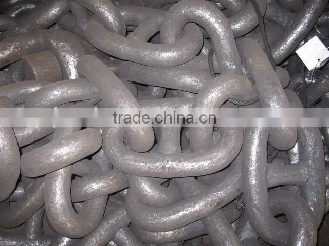 ship marine mooring stud link anchor chain