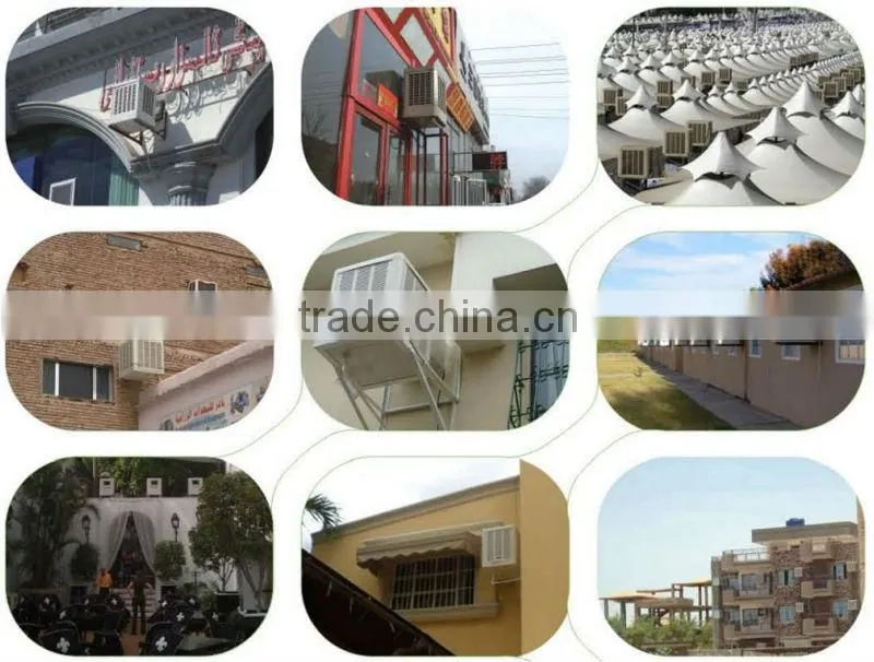 3000m3/h wall mounted air cooler / desert air cooler with CE for supermarket/workshop/warehouse