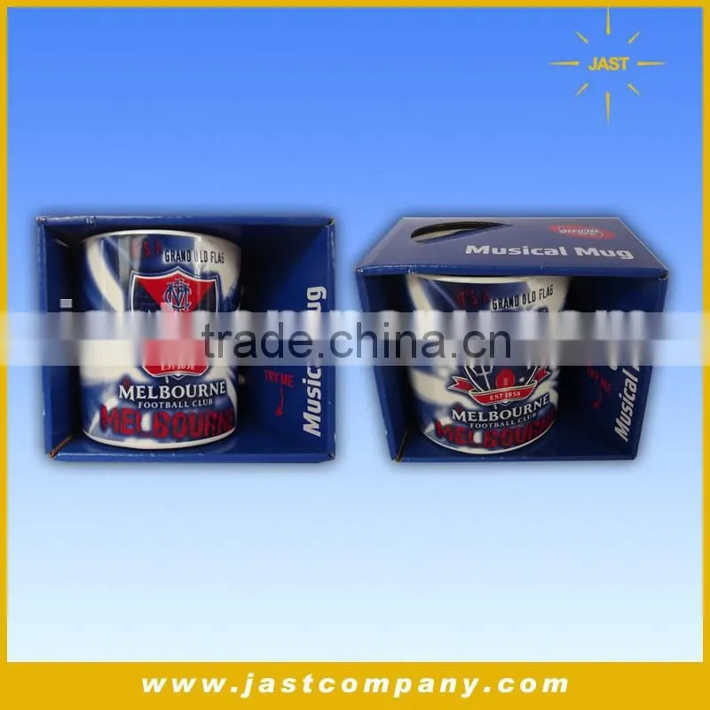 Christmas designed Waist drum-shaped ceramic mug