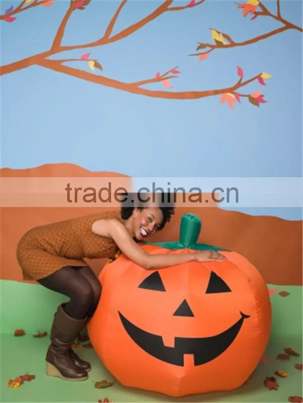 Yard decoration inflatable LED lights party halloween pumpkin