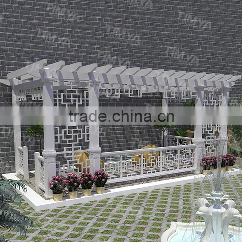 2016 High quality outdoor modern garden furniture pergola metal