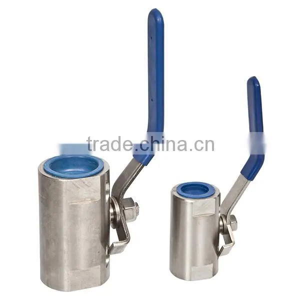 2pc Q11F-16P 304 stainless steel API 6A ball valve