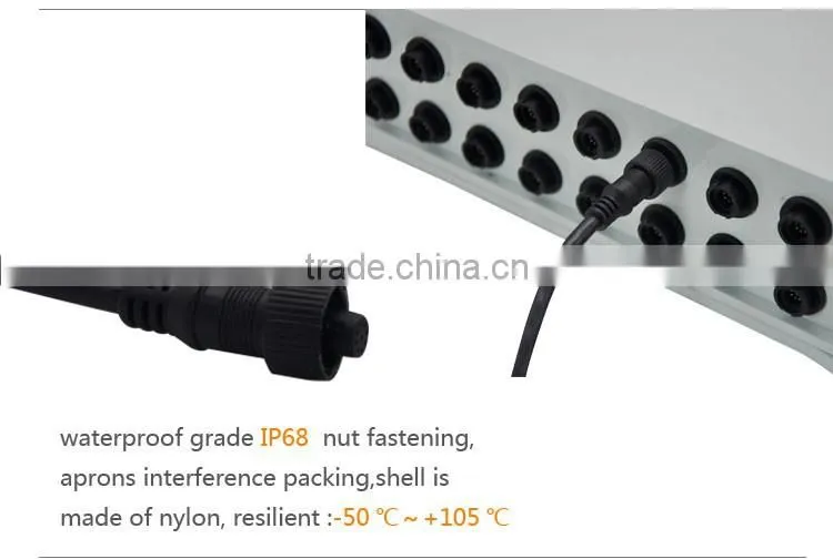 Black Nylon 9 Pin Aviation Electrical Connectors To RJ45 Converter For POE