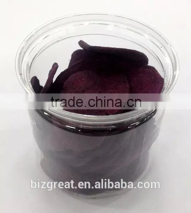 Supply VF Dried Vegetables Chips- VF Dried Sweet Purple Potato Chips for Hot Sales