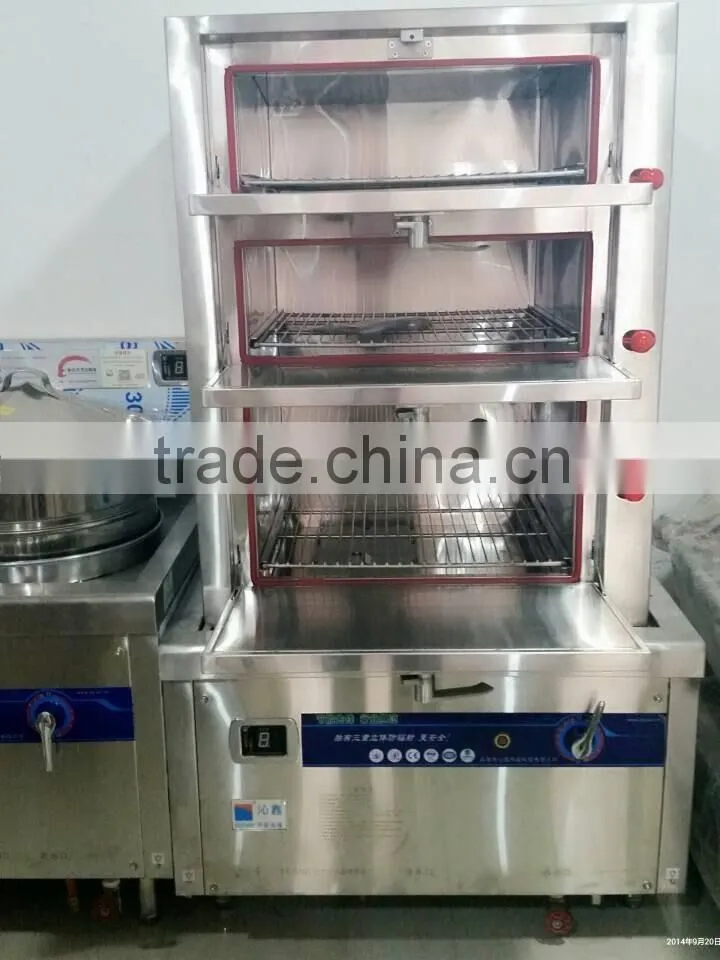 380V large stainless steel steamer/stainless steel electric steamer/Electric Hot Food Steamer