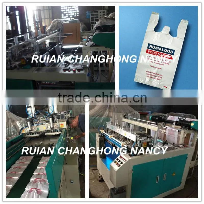 Plastic Garbage bag and T-shirt bag making machine Manufacturer