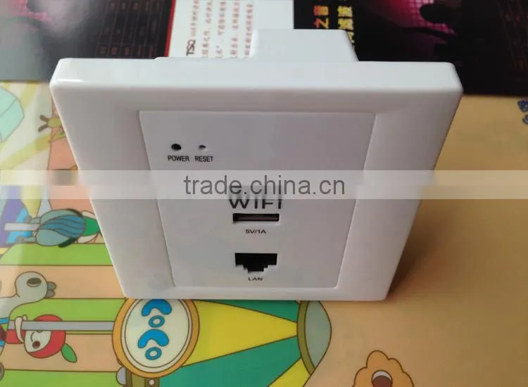 86MMIn wall wireless 802.11B AP router, hotel wall mount access point router, 2.4G wall wireless access point