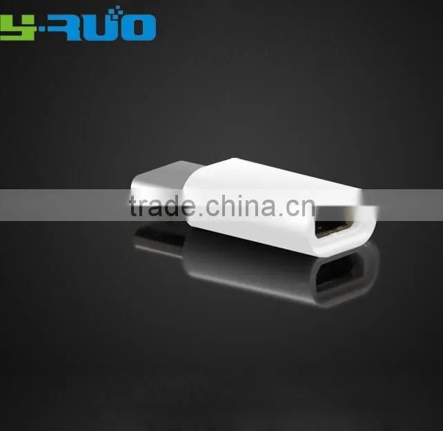 Free sample USB-C to Micro USB Adapter for Nexus 5X, 6P, OnePlus 2, with 56k Resistor; Meet USB 3.1 Type C standard