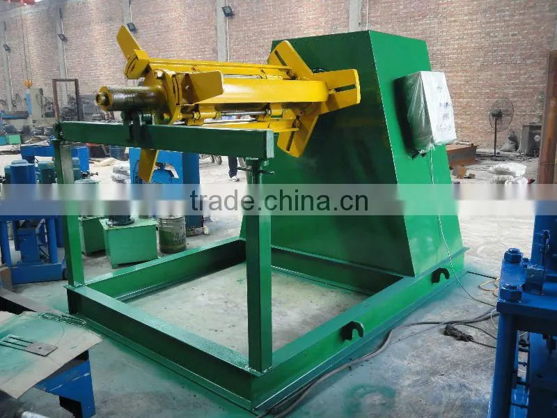 10T hydraulic decoiler for steel | aluminum coil