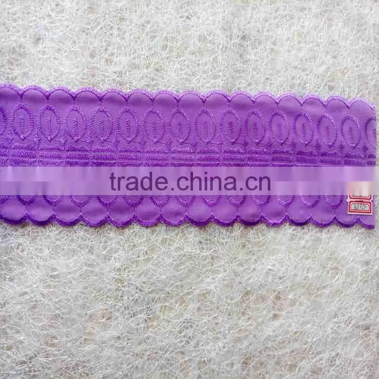 Hot sale cotton chemical lace trimming lace for lady dress