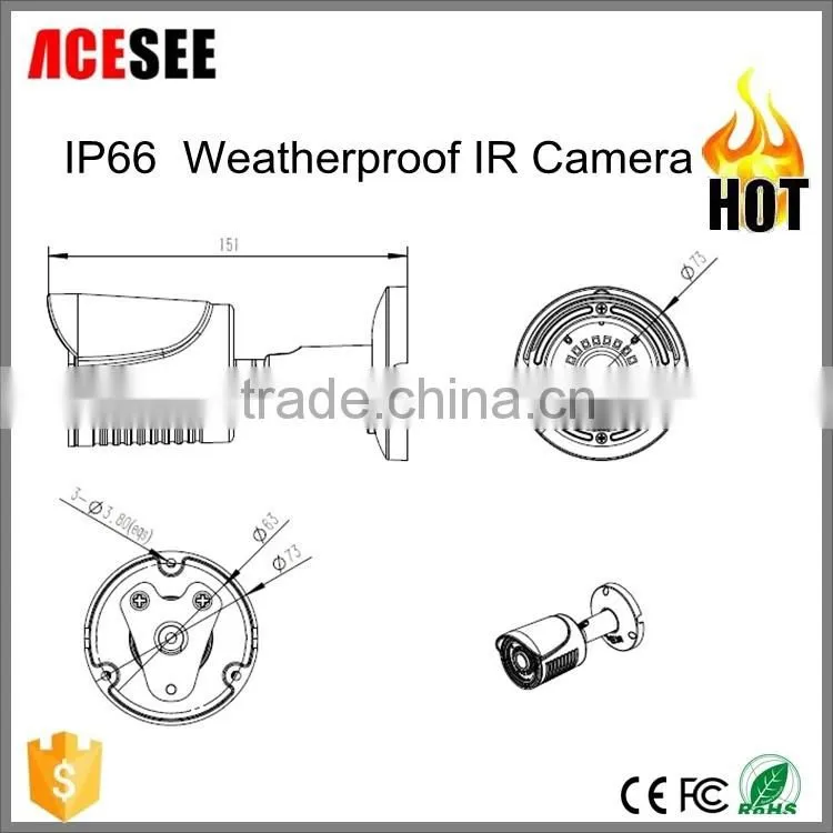 ACESEE IR Outdoor Night Vision camera digital Bullet CCTV Camera sony camera AVBQ20H100