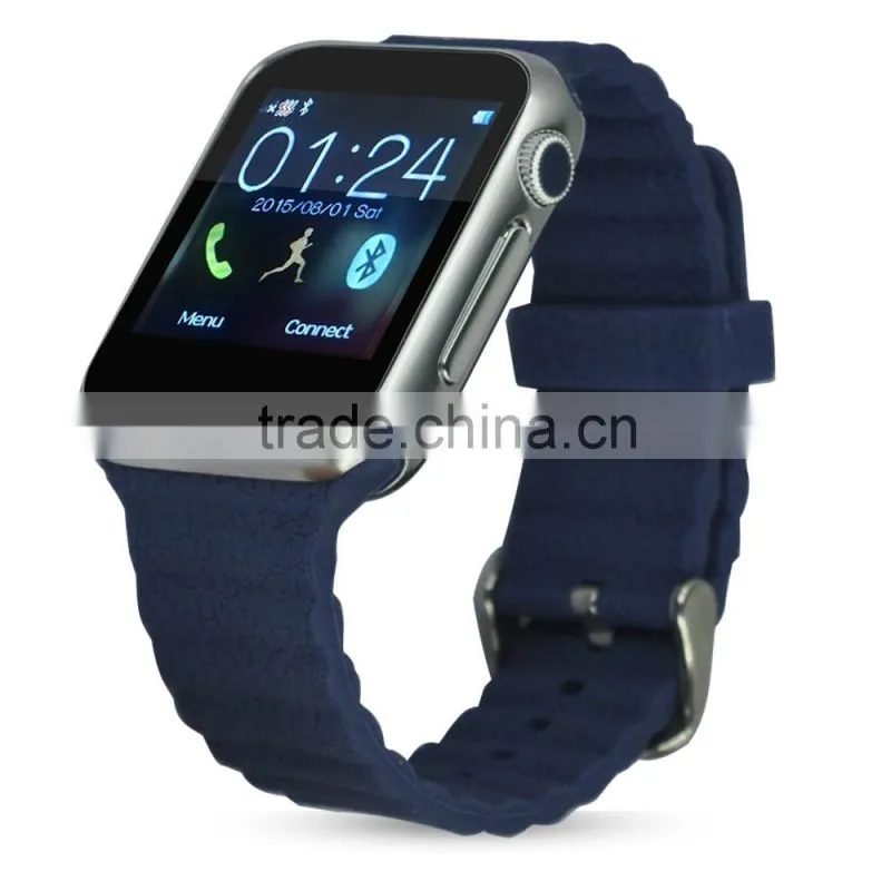2016 New Bluetooth Smart Watch Amoled Screen Android Smartwatch Digital Sport Wrist Watch Pair With Android Ios