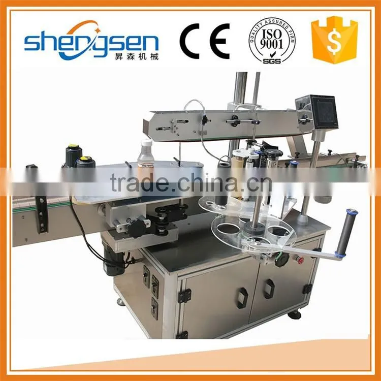 Widely use competitive price three sides semi automatic pet label machine