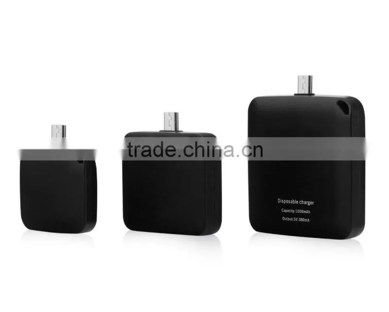 power bank 1000mah disposable battery charger