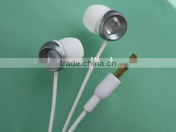 Styling super sound crystal diamond earphones for ipod