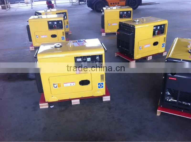 5 kva small diesel generator, silent type and open type