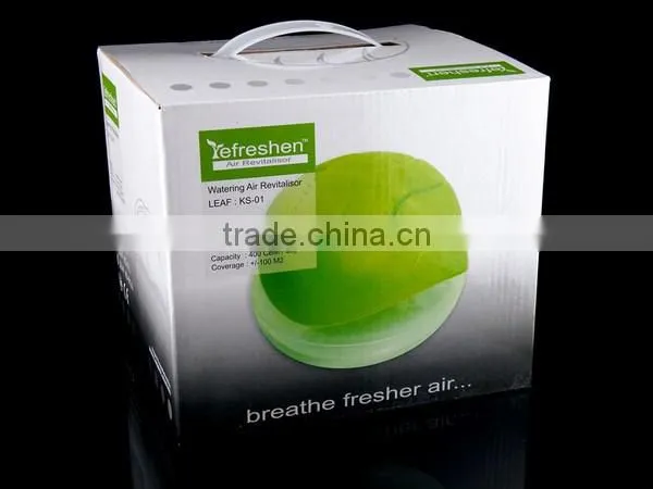 4 LED lights and negative -ion air revitalisor