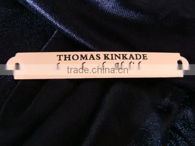 High quality custom metal clothing labels