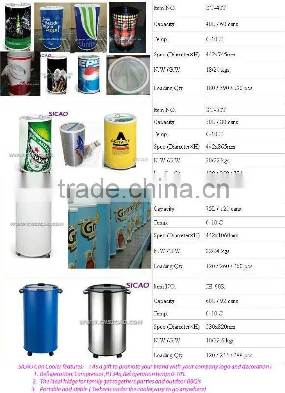 SICAO patent design Hot refrigerated wine barrel selling champion