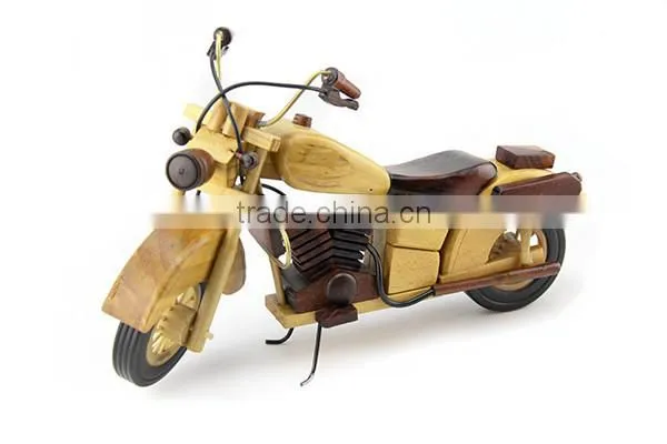 Wholesale cheap handmade wooden motorcycles model