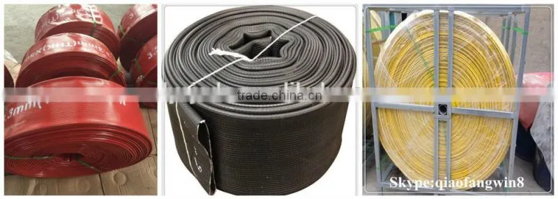 PVC Nitrile Rubber lay flat flexible sewer hose pipe